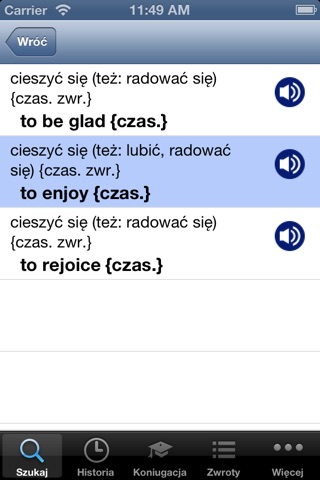 Słownik polsko angielski z wymową screenshot 2