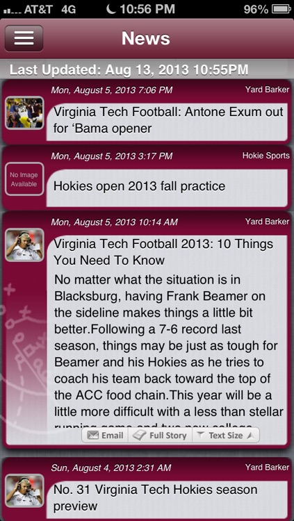 Virginia Tech Football Live