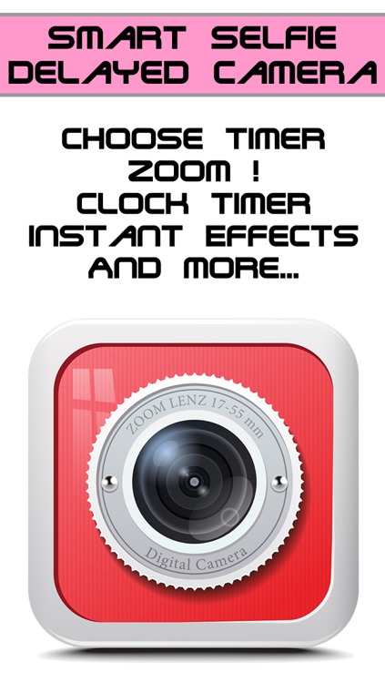 Selfie cam with outo self timer camera - Automatic shutter release plus camera zoom control