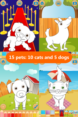 Paint & Dress up your pets - drawing, coloring and dress up (圖5)-速報App