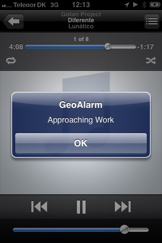 GeoAlarm - location-based alarm screenshot 2