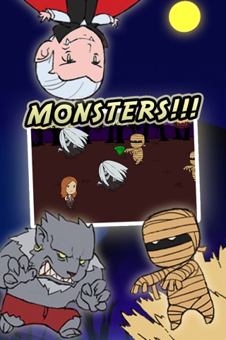 Vampire Monster Hunter - High Ninja Witch Vs Frankenstein Zombie screenshot 4