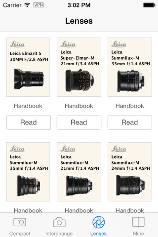 Leica Camera Handbooks screenshot 4