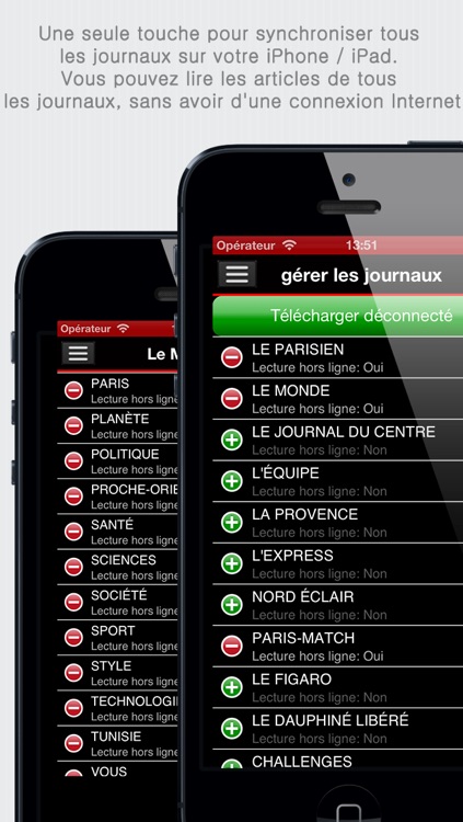 Journaux Français+ (French Newspapers+ by sunflowerapps)