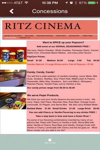 Ritz Cinema screenshot 4