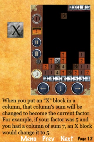 Enigma (falling blocks game with arithmetic skill) screenshot 4