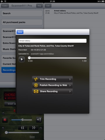 Scanner911 HD Police Radio screenshot 2