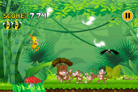 Bananas Run : Escape Evil Monkeys & Cute Baby Chimps screenshot 3