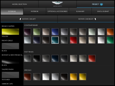 Aston Martin Configurator screenshot 4