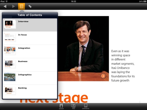 Itaú magazine screenshot 3