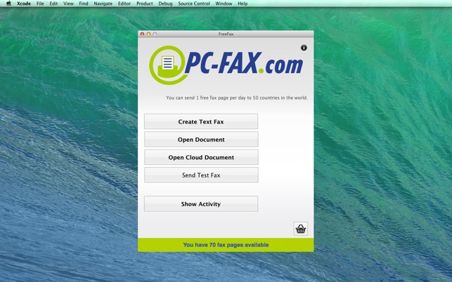 fax de faxcenter on the mac app store