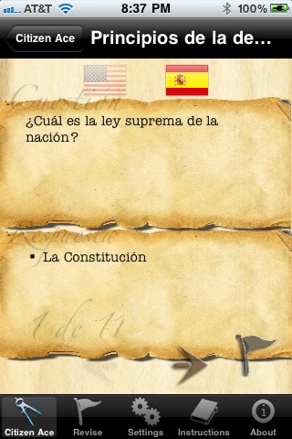 Citizen Ace 2011 (Spanish and English) screenshot 3