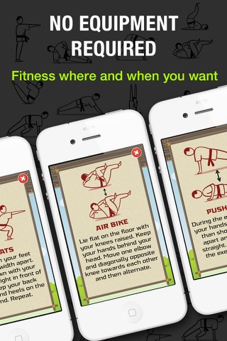 Tabata! Lite: 4 Minute Workout Challenge. Burn calories faster than ever! screenshot 2