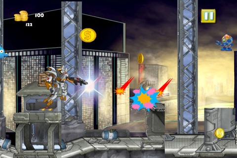 Glow Robot vs Scary Glow Monsters PAID - A Crazy Survival Adventure Game screenshot 4