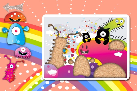 Free Monsters Cartoon Jigsaw Puzzle for toddlers screenshot 2