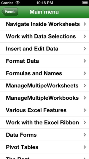 Shortcuts for Mac Excel(圖3)-速報App