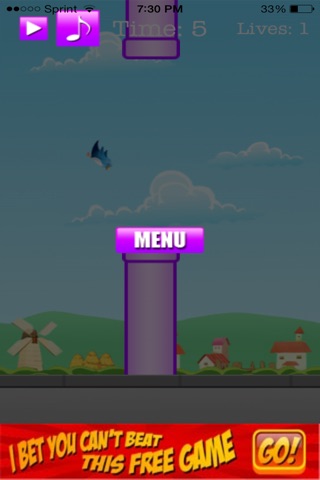 Stumbling Bird Free Arcade Family Game screenshot 4