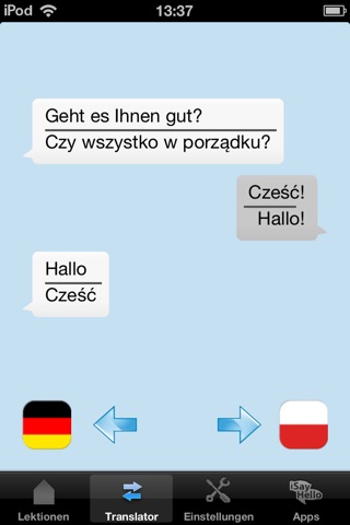 iSayHello German - Polish screenshot 4