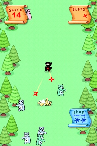 Teddy Ninja - Attack of the Zombie Bears screenshot 2