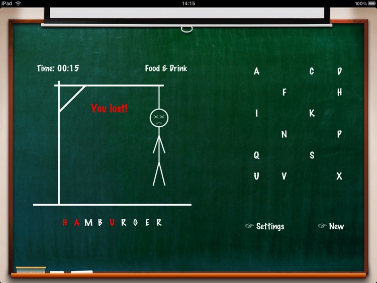 Hangman Classic HD screenshot-3