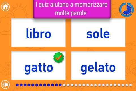 LE MIE PAROLE: gioco di lettura per i bambini. Gioca con Kiddy Words! screenshot 4