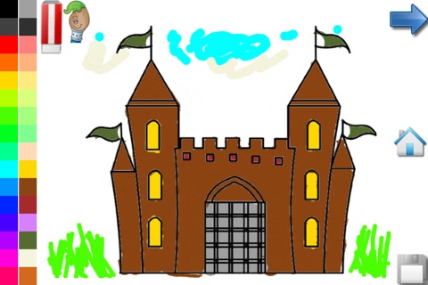 Coloring Book: House and Castle ! Coloring Pages for Toddlers screenshot 3