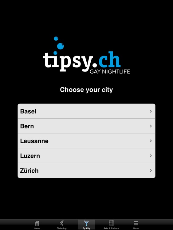 tipsy.ch for iPad