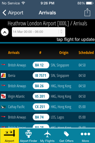 Heathrow Airport Info + Radar screenshot 3