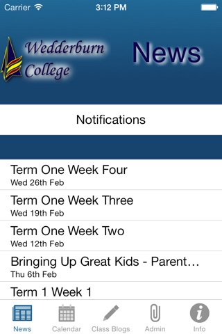 Wedderburn College screenshot 2