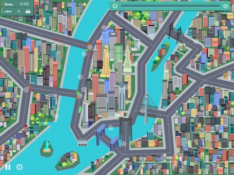 City Rush - control traffic in New York, Krakow, Paris, Vancouver screenshot 3