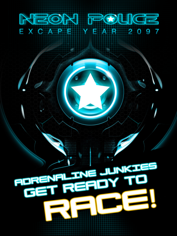 A Neon Police Escape Chase Future Sprint Smash Battle Pro Version HDのおすすめ画像1