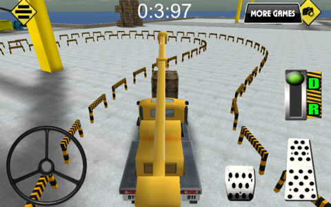 Construction Crane parking 3D screenshot 2
