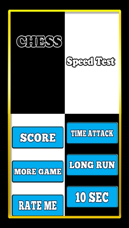 A White Chess Piece Speed Test : Touch Black Tile Only Free