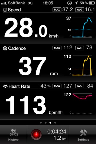 LiveCycling screenshot 2