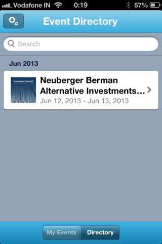 Neuberger Berman's Conference screenshot 2