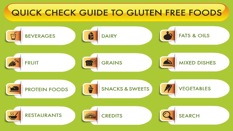 Quick Check Guide to Gluten Free Foods