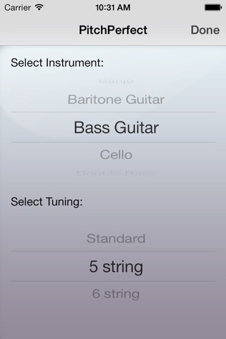 PitchPerfect Guitar Tuner screenshot 2