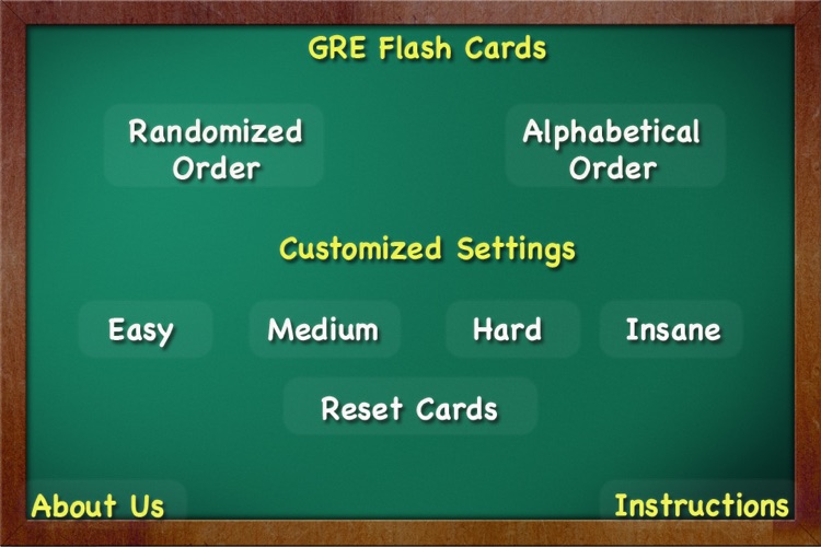 GRE Flash Cards - Verbal Wordlist