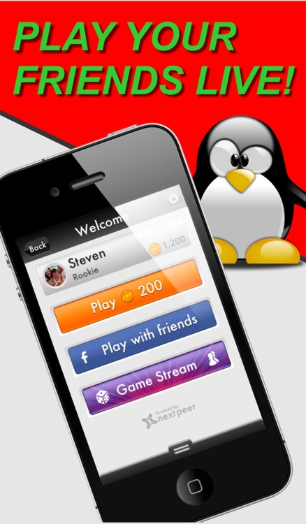 Tux Match Up Penguin Puzzle Game Multiplayer