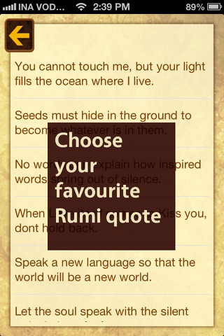 Captivating Rumi Lite screenshot 4