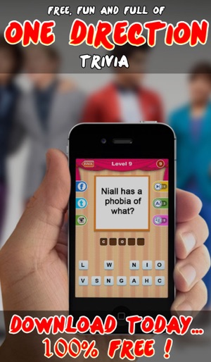 Trivia for One Direction Edition Fan - Guess the Boy Band Qu(圖5)-速報App