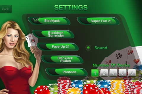 Dream Blackjack screenshot 2