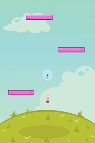 Hop Hop Little Girl Mania - Speed Jump Survival Game LX screenshot 3