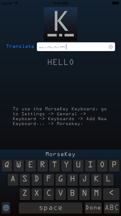 MorseKey Keyboard