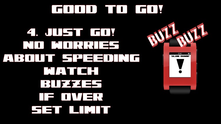 PebbSpeed-Speedometer and Speed Alert for Pebble screenshot-4