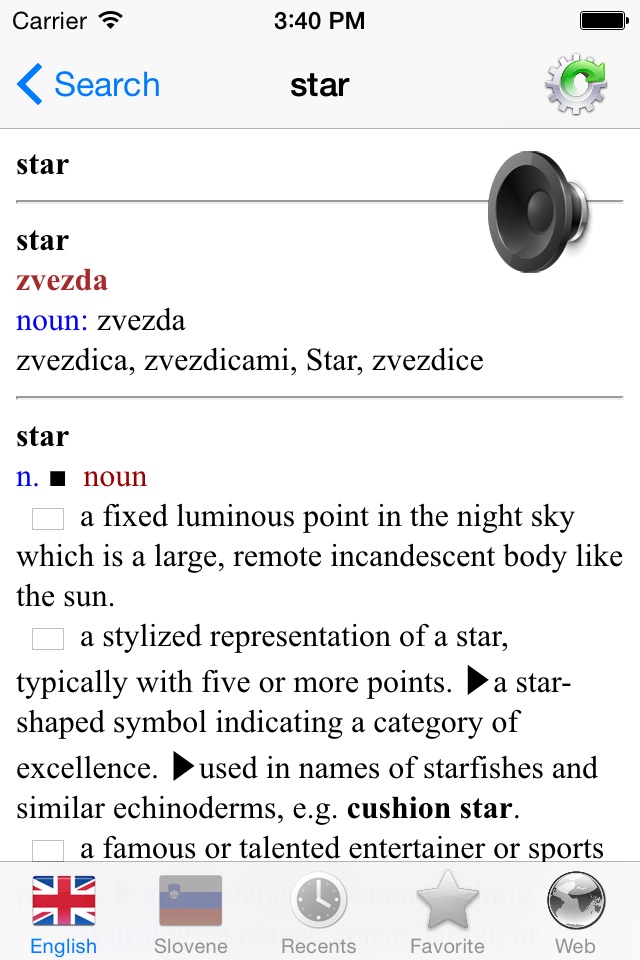 English Slovene best dictionary translate - Angleščina Slovenščina slovar najbolje prevajalnik screenshot 3