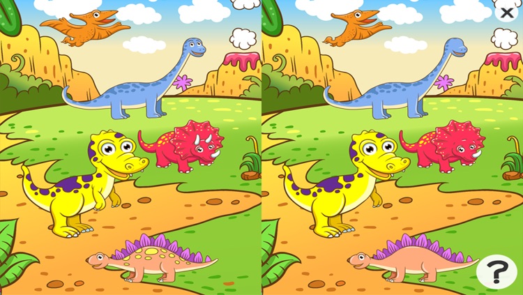 A Dinosaurs Game for Children: Learn about dinos for kindergarten and pre-school