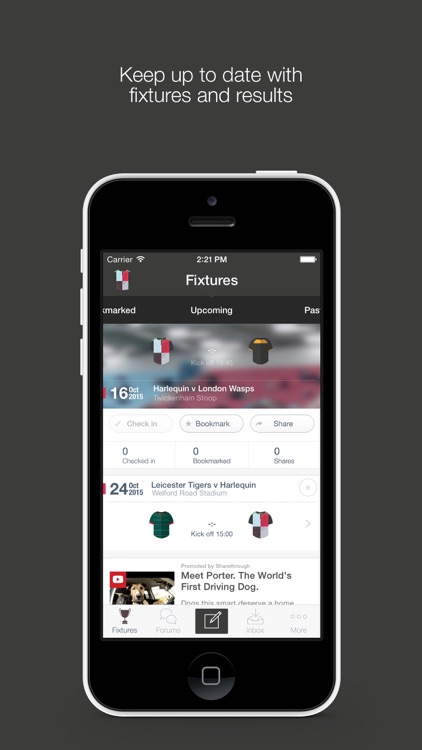 Fan App for Harlequins