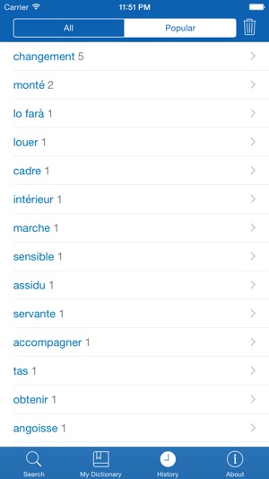 French <> Italian Dictionary + Vocabulary trainer(圖5)-速報App