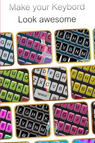 Custom Keyboard Flat Design : Color & Wallpaper Keyboard Art Effects Themes screenshot 3